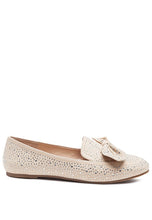 Load image into Gallery viewer, Dewdrops Embellished Casual Bow Loafers
