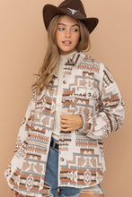 Load image into Gallery viewer, Frayed Aztec Western Shacked Jacket
