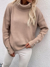 Load image into Gallery viewer, Long Sleeve Mock Neck Sweater
