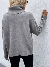 Load image into Gallery viewer, Long Sleeve Mock Neck Sweater
