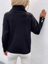 Load image into Gallery viewer, Long Sleeve Mock Neck Sweater
