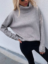 Load image into Gallery viewer, Long Sleeve Mock Neck Sweater
