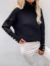 Load image into Gallery viewer, Long Sleeve Mock Neck Sweater
