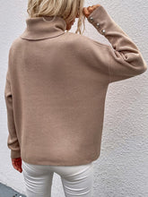 Load image into Gallery viewer, Long Sleeve Mock Neck Sweater
