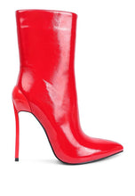 Load image into Gallery viewer, Mercury Patent High Heeled Ankle Boot
