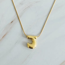 Load image into Gallery viewer, Balloon Letter Initial Necklace - Fashion Forward Design
