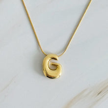 Load image into Gallery viewer, Balloon Letter Initial Necklace - Fashion Forward Design
