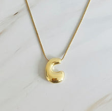 Load image into Gallery viewer, Balloon Letter Initial Necklace - Fashion Forward Design
