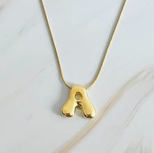 Load image into Gallery viewer, Balloon Letter Initial Necklace - Fashion Forward Design
