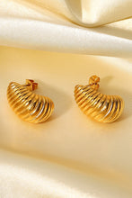 Load image into Gallery viewer, Shell Shore Spiral Stud Earrings
