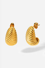 Load image into Gallery viewer, Shell Shore Spiral Stud Earrings
