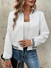 Load image into Gallery viewer, Zip Up Long Sleeve Jacket

