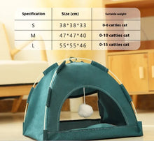 Load image into Gallery viewer, Cathouse Doghouse Breathable Tent Nest Indoor Outdoor Universal Pet Room
