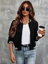 Load image into Gallery viewer, Zip Up Long Sleeve Jacket

