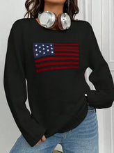 Load image into Gallery viewer, Round Neck Flag Sweater Patriot for Youth
