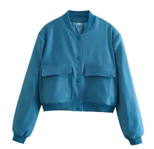 Load image into Gallery viewer, Loose Casual Bomber Jacket for Women
