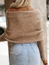 Load image into Gallery viewer, Long Sleeve Cropped Knit Top
