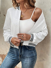 Load image into Gallery viewer, Zip Up Long Sleeve Jacket
