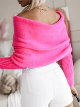 Load image into Gallery viewer, Long Sleeve Cropped Knit Top
