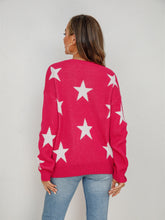 Load image into Gallery viewer, American Star Round Neck Dropped Shoulder Sweater
