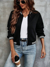 Load image into Gallery viewer, Zip Up Long Sleeve Jacket
