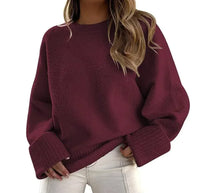 Load image into Gallery viewer, Women’s Fashion Plush Sweater Top
