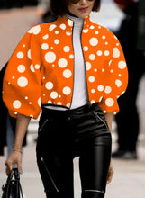 Load image into Gallery viewer, Crop Top Fashion Temperament Polka Dot Print Short Jacket
